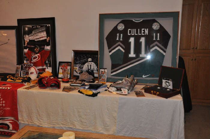 Signed NHL items by Matt Cullen-proceeds to directly benefit Cullen Children's Foundation
