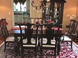 You can see the small china cabinet to the right in the back
