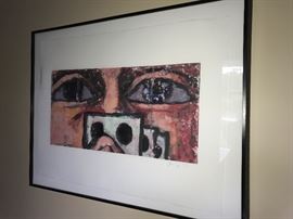 Aaron Fink litho, signed and numbered