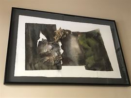 Large, contemporary abstract.