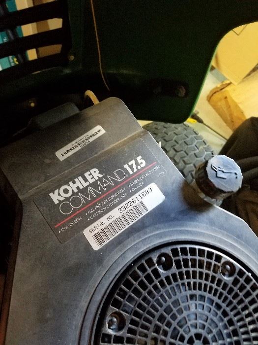 Kohler Engine in John Deere riding mower