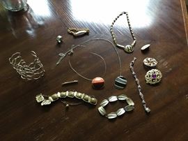 Just a sampling of the costume jewelry available.