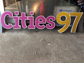Cool Cities 97 Sign.  This Would Look Awesome In The Man/Woman Cave.