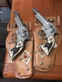 Vintage Cap Guns and Holsters.
