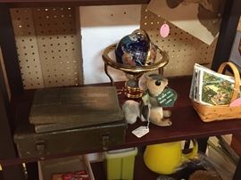 WWII Army Medical Kit with Contents and Gas Masks as Well as More Smalls.