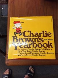 Signed Charles Schulz Charlie Browns Yearbook.