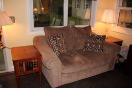 Love Seat & Side Tables
