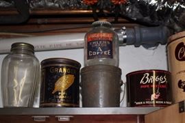 Vintage Cans and Jars