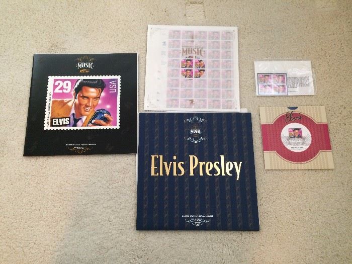 Elvis Presley Commemorative Stamp Collection