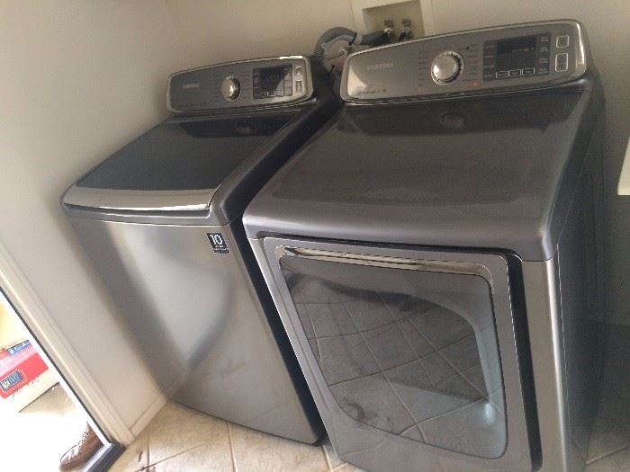 Stainless Samsung Washer & Dryer. 3 years old.