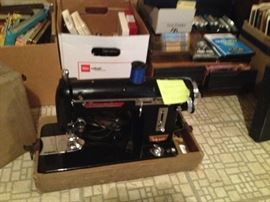 Japan sewing machine with case