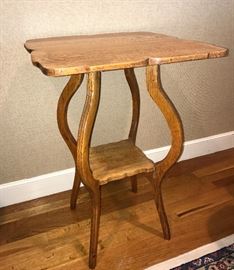 Vintage oak side table