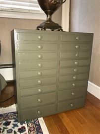 Small multi-drawer vintage cabinet