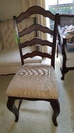 One  of a set of six Italian style chairs 