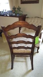 Back of   Italian style chairs 