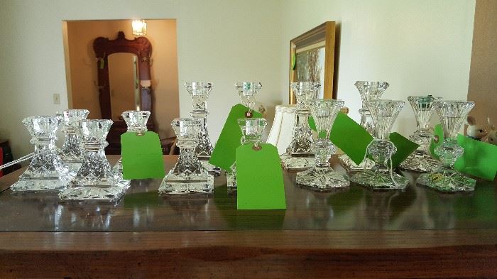 Waterford Crystal candleholders 