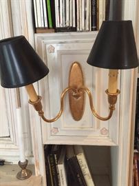 Pair of antique sconces purchased in Brussels 