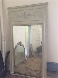 Beautiful Haussmann Era Mirror purchased in Paris