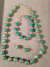 Sterling silver and turquoise