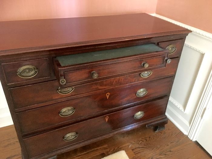 writing drawer in chest