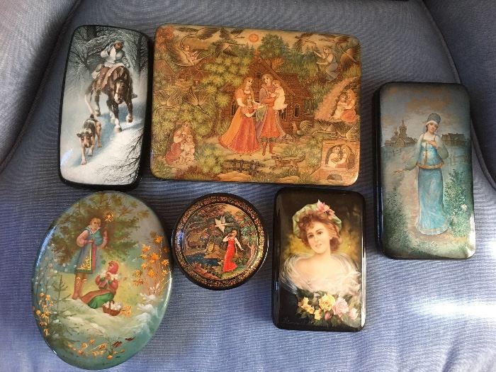 Russian Lacquer boxes