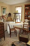 Lots of occasional pieces including chests of drawers (multiple styles and sizes), tables, chairs. Range from antique to contemporary, nice selection of styles.