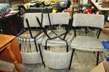 1950s Black & White Dinette Chairs