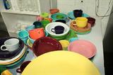 Collection of Fiestaware. Many years - some vintage others new with tags. All priced flat rate by type.