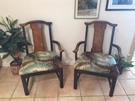 Two Chairs $25 each or $45 for both.  