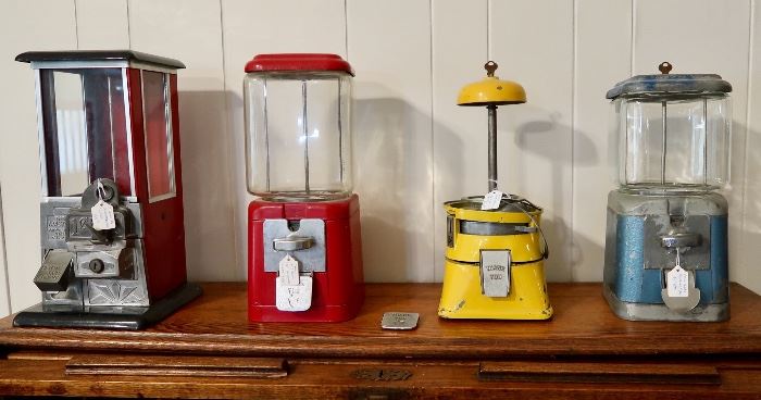 Vintage Candy/Gumball Machines