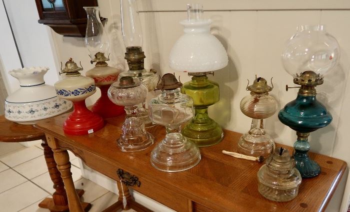 Many Oil Lamps - Aladdin and Others