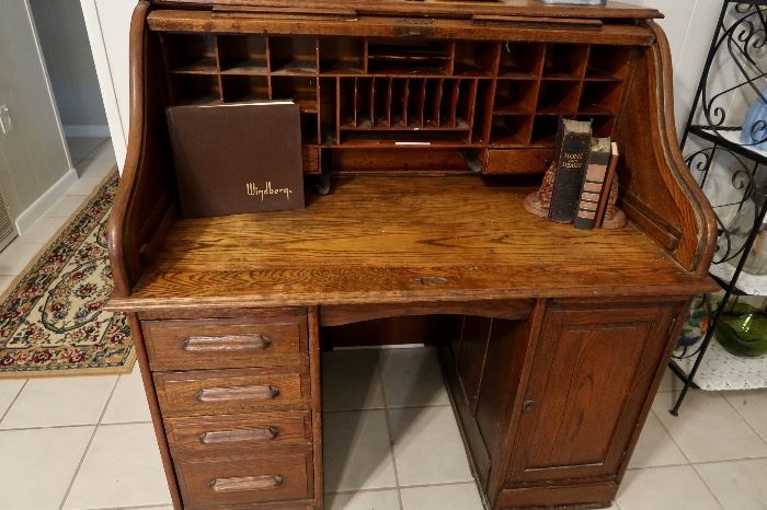 Antique Roll Top Desk once owned by the President of Baylor University
