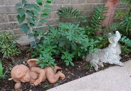 Several Terracotta & Concrete Statues