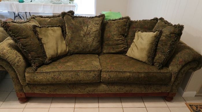 Modern Comfortable Couch w/2 Matching Love Seats