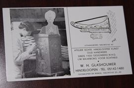 W. H. Glashouwer -Clock maker