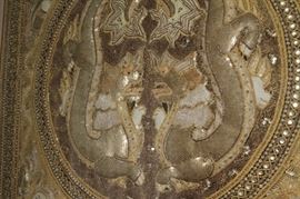 Golden inlay in the Burmese Kalagas