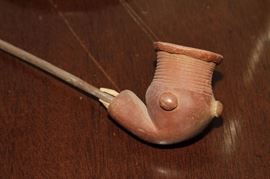 Clay Opium Pipe