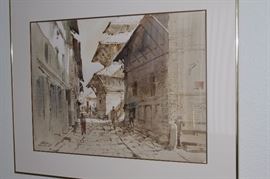 Ong Kim Seng Original Watercolor