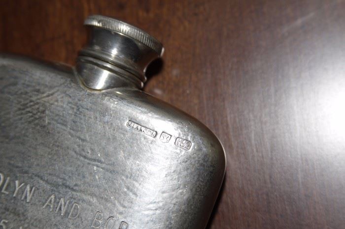 Silver flask