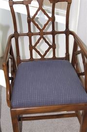 Asian inspired accent chair