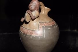 Hand painted pitcher