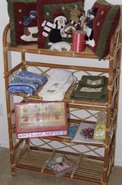 bamboo shelving unit