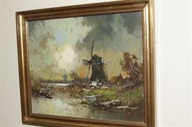 oil painting of Holland