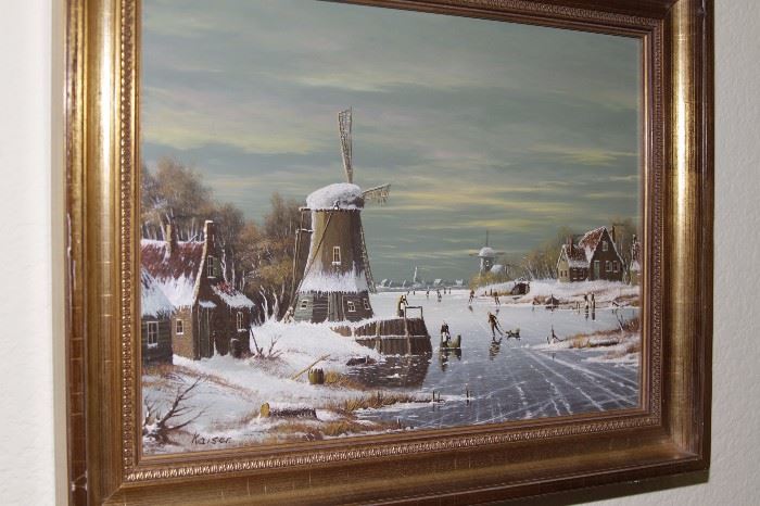 oil painting of Holland