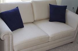 ivory loveseat