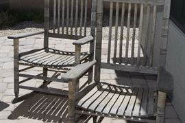 teak rocking chairs