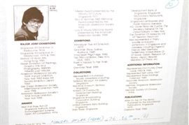 Ong Kim Seng Information from back of painting