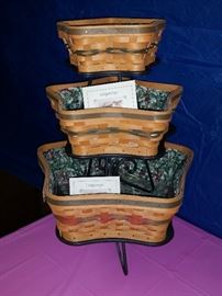 There is still a large selection of Longaberger baskets available 