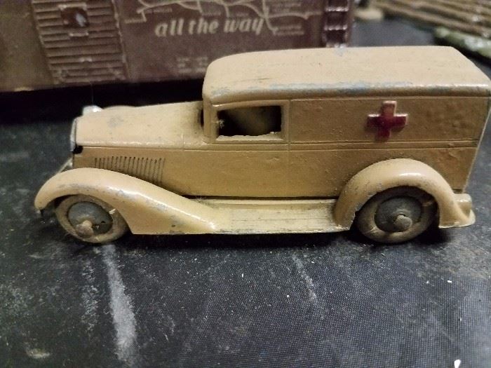 Vintage Cast Iron Ambulance