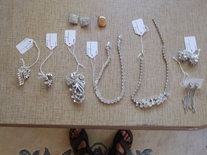 Eisenburg and  other   rhinestone  jewelry